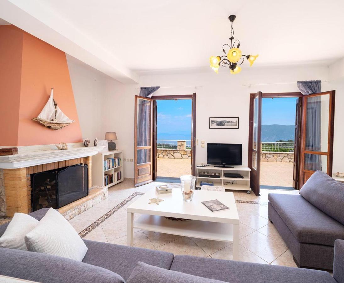 Guiscardos Luxury Villa Fiskardo Bagian luar foto