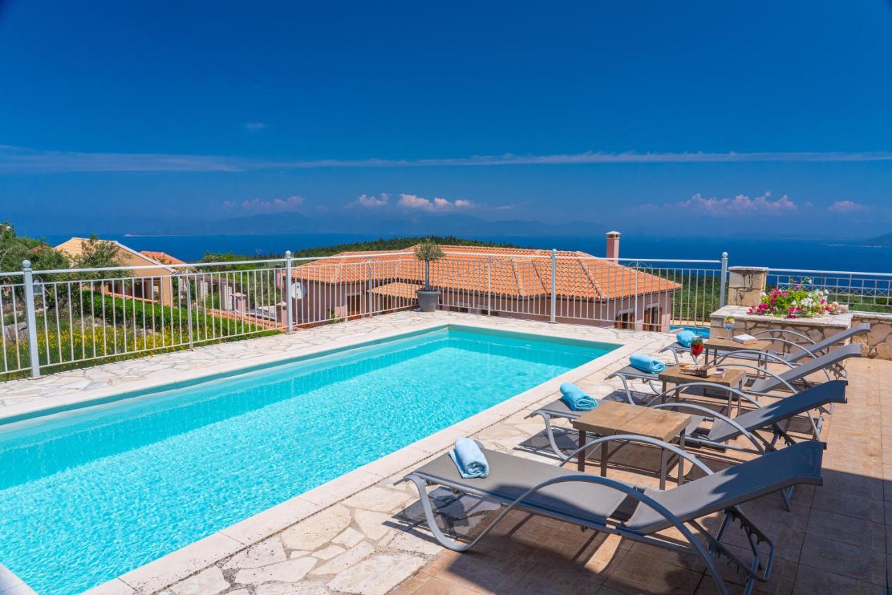 Guiscardos Luxury Villa Fiskardo Bagian luar foto