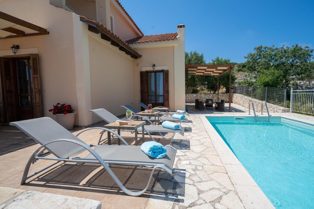 Guiscardos Luxury Villa Fiskardo Bagian luar foto