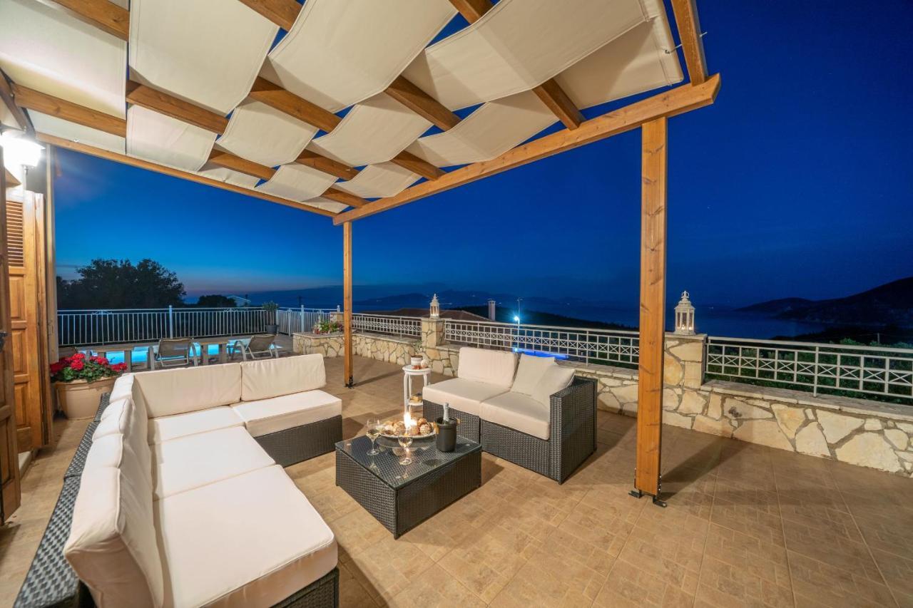 Guiscardos Luxury Villa Fiskardo Bagian luar foto